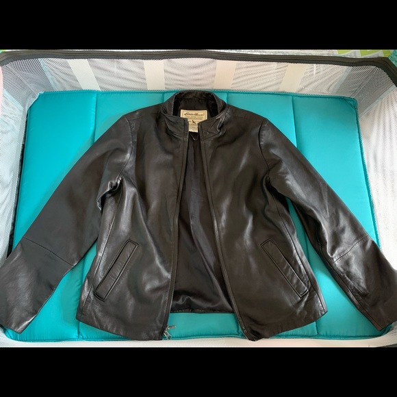 Eddie Bauer Lambskin Jacket womens size Medium - Picture 1 of 2